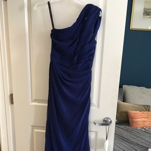 Bill Levkoff Dress 1178 in Marine Bue